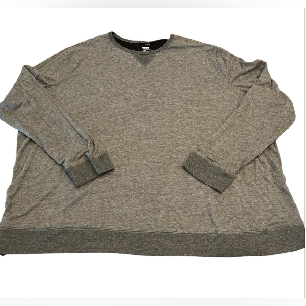 SONOMA Knit Men’s Charcoal Grey Sweatshirt Size 4XB